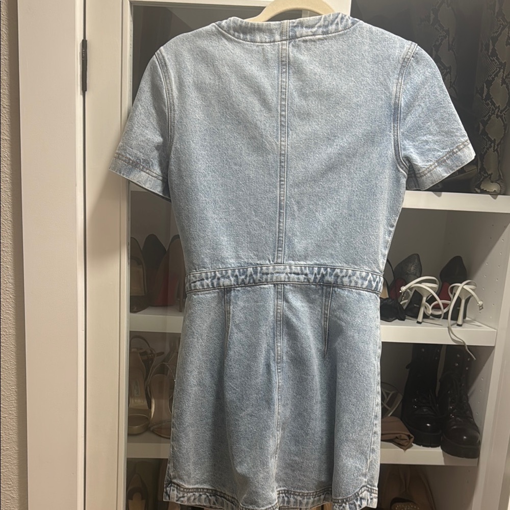 Self-Portrait Light Blue Denim Dress - Picture 5 of 5